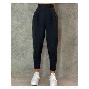 شلوار پارچه ای مام پاکتی